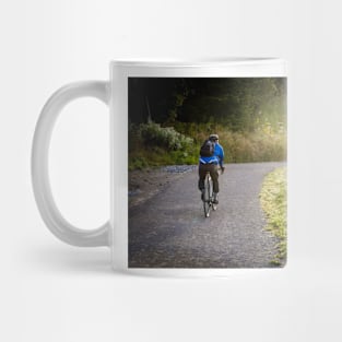 Biker On Trail Mug